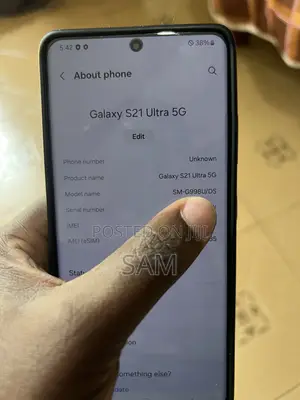 Samsung Galaxy S21 Ultra 5G 128 GB Black