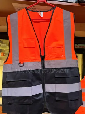 Orangeblack Reflective Vest
