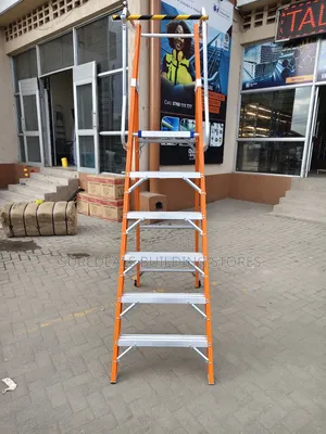 6 Steps Fiberglass Platform Ladder