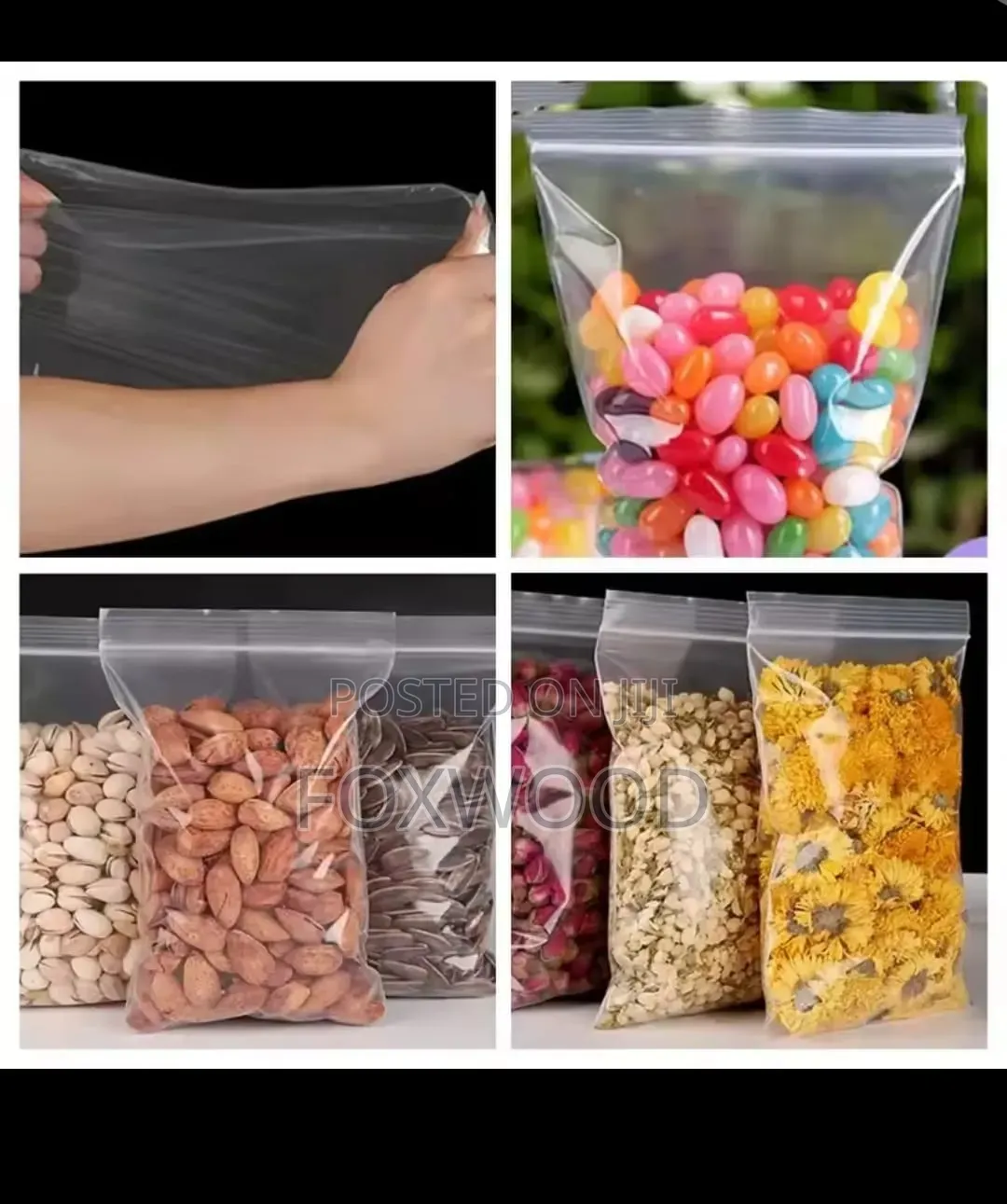 Transparent Strong Ziplock 1kg