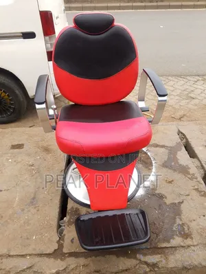 Modern Barber Chair With 360° Swivel and Recline