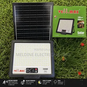 Solar Floodlight 300watts With Sensor Motion