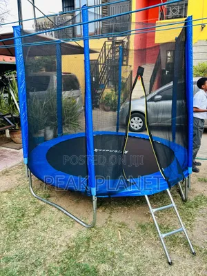 8FT Trampoline With Safety Net for Kids Family