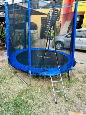 Heavy Duty 8FT Outdoor Trampoline With Enclosure