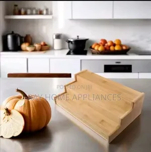 3 Tier Non Expandable Spice Storage Rack Bamboo Material