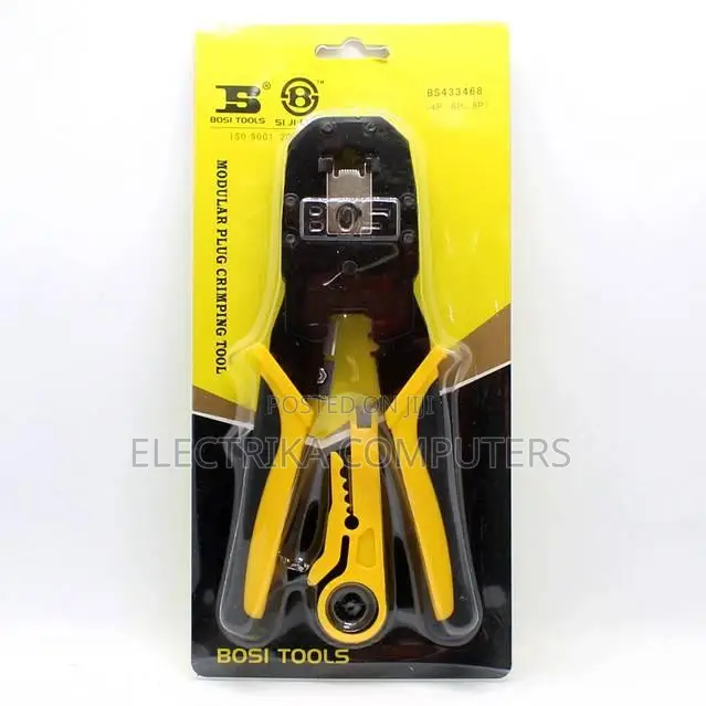 BOSI Yellow RJ45 Crimping Tool