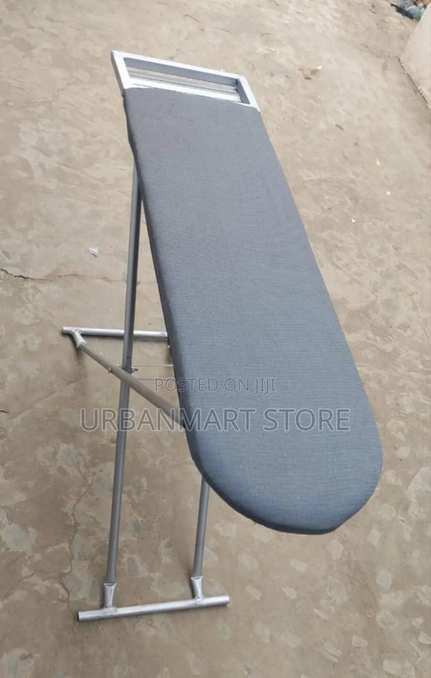 Durable Steel Ironing Board With Secure Iron Holder - thumbnail 2