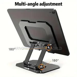Foldable 360°Rotating iPad Tablet Stand Adjustable Desk Mount Holder