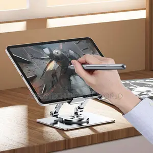 Foldable 360°Rotating iPad Tablet Stand Adjustable Desk Mount Holder