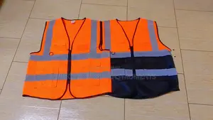 Work Reflective Vest With Utility Pockets