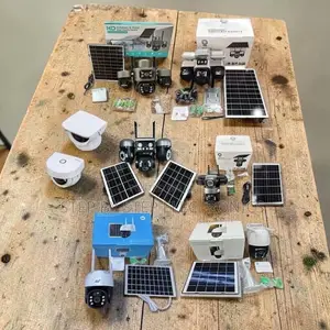 Weatherproof Housing 4G PTZ Dual Triple Four Lens Solar Cameras