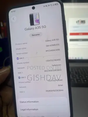 Samsung Galaxy A34 5G 128 GB Blue