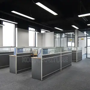 Office Workstation; Imported Linear 2 Way Workstation