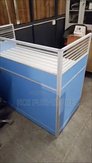 Office Workstation; Imported Linear 2 Way Workstation