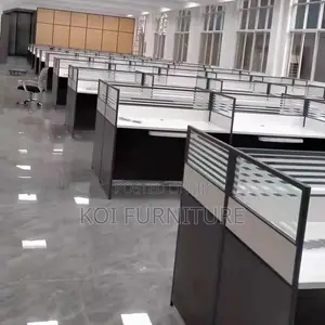 Office Workstation; Imported Linear 2 Way Workstation