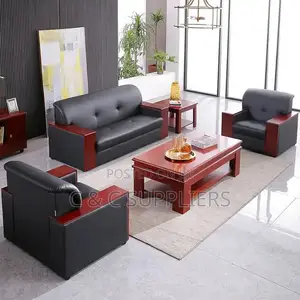 Executive 5-Seater Leather Sofa.
