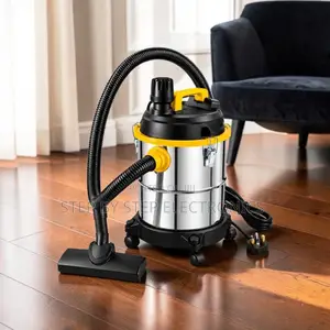 Smooth Wheels Wet Dry Vacuum Cleaner With Stainless Steel Tank