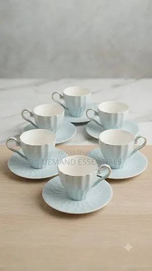 Cup and Saucer Coloured
