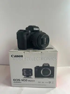 Canon EOS M50 Mark II Mirrorless Digital Camera With 15-45mm Lens