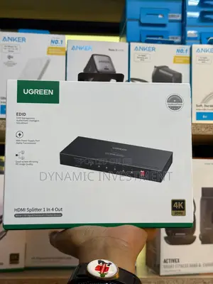 UGREEN 30hz 4 in 1 HDMI Splitter With UK Power Adapter – CM620 –
