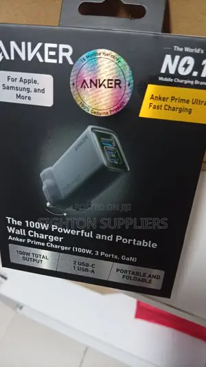 Anker Prime Charger (100W, 3 Ports, GaN)