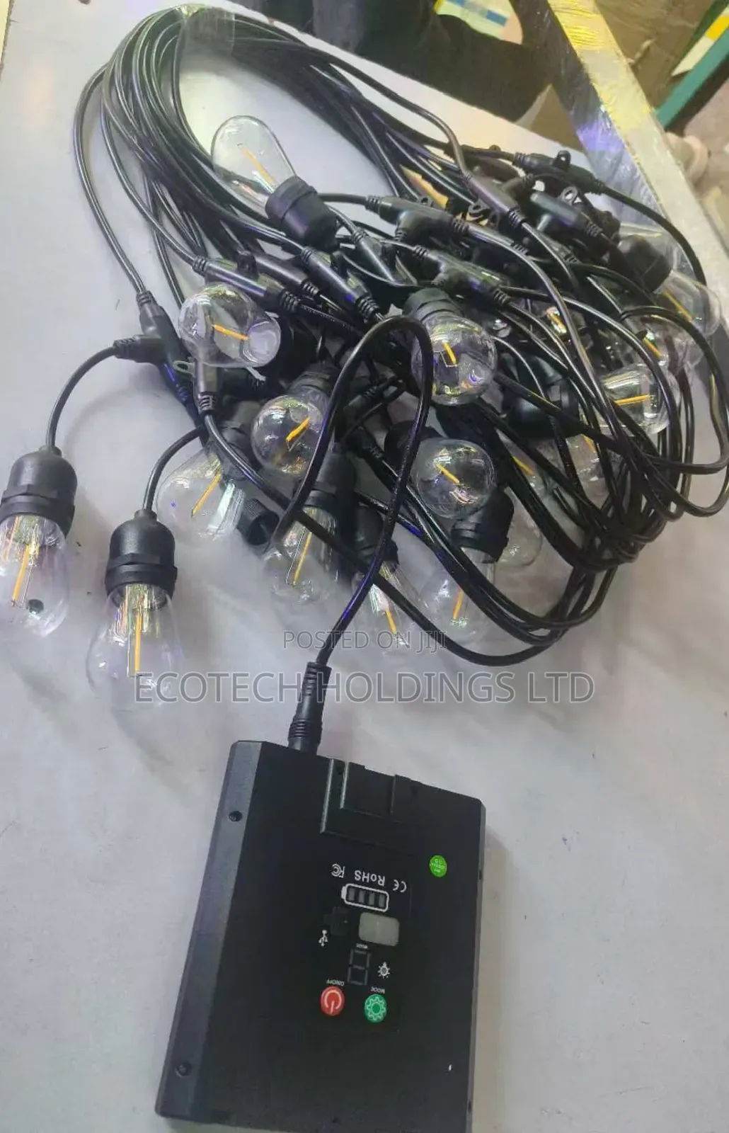 20mtrs 30bulbs Solar RGB String Lights.