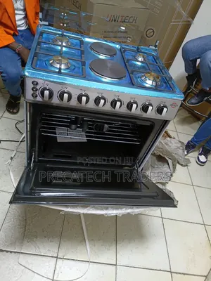Unitech 60x90 Standing Cooker 4 Gas + 2 Electric | Electric Oven