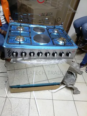 Unitech 60x90 Standing Cooker | 4 Gas 2 Electric Combination Cooker