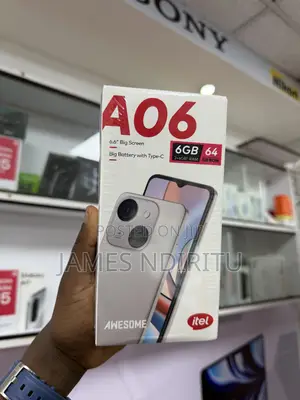 New Itel A06 64 GB Black