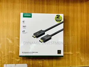 Ugreen DISPLAY PORT to HDMI Cable, at 30Hz / at 60Hz /1080p at 120Hz 5M