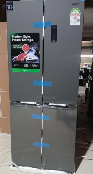 Syinix 421 Litres GLASS FOUR DOOR Refrigerator