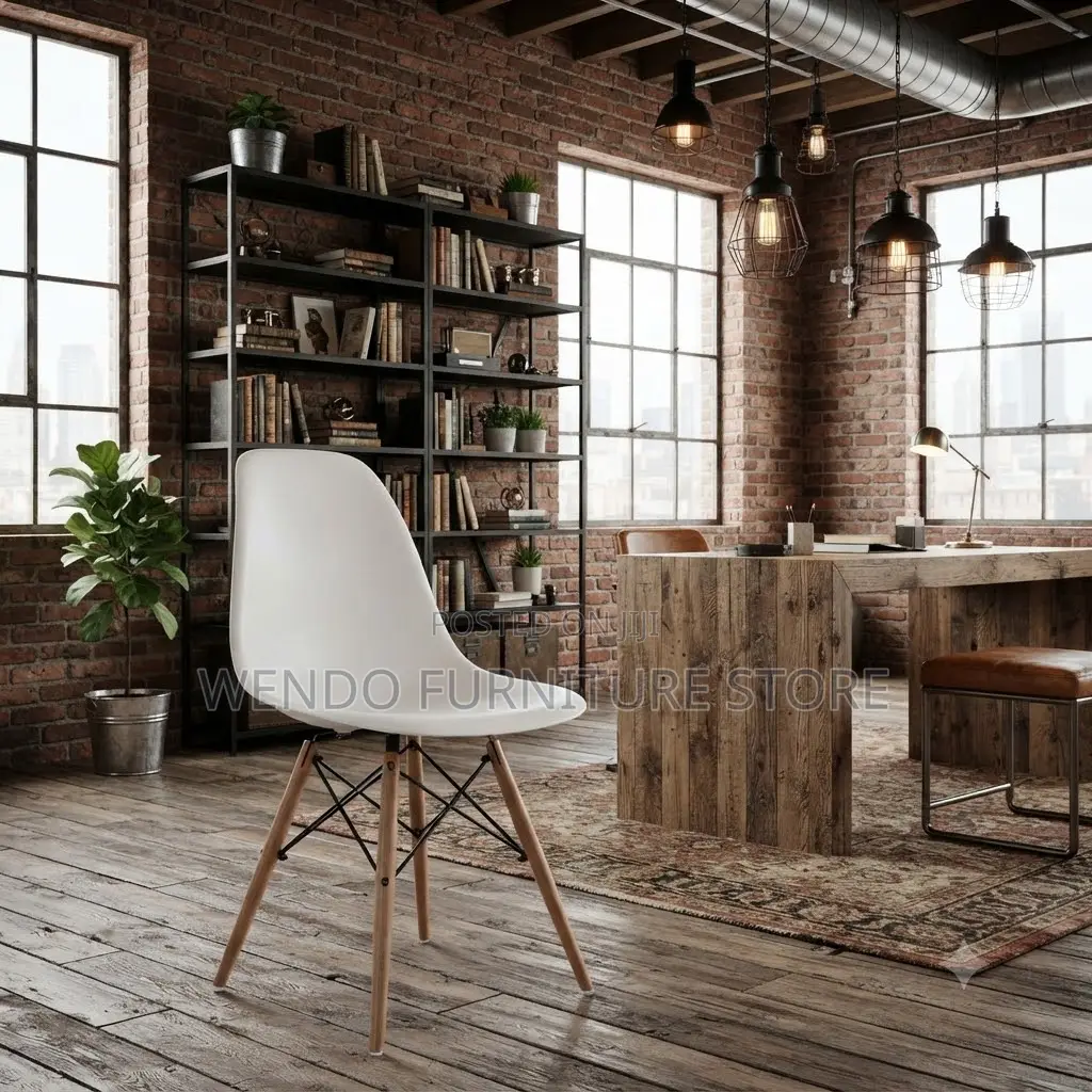 Dining Chairs; Plastic Designed Eames Dining Choice Chairs