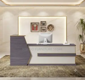 Reception Desk; 1.6 Meter Multi-Tasking Reception Desk