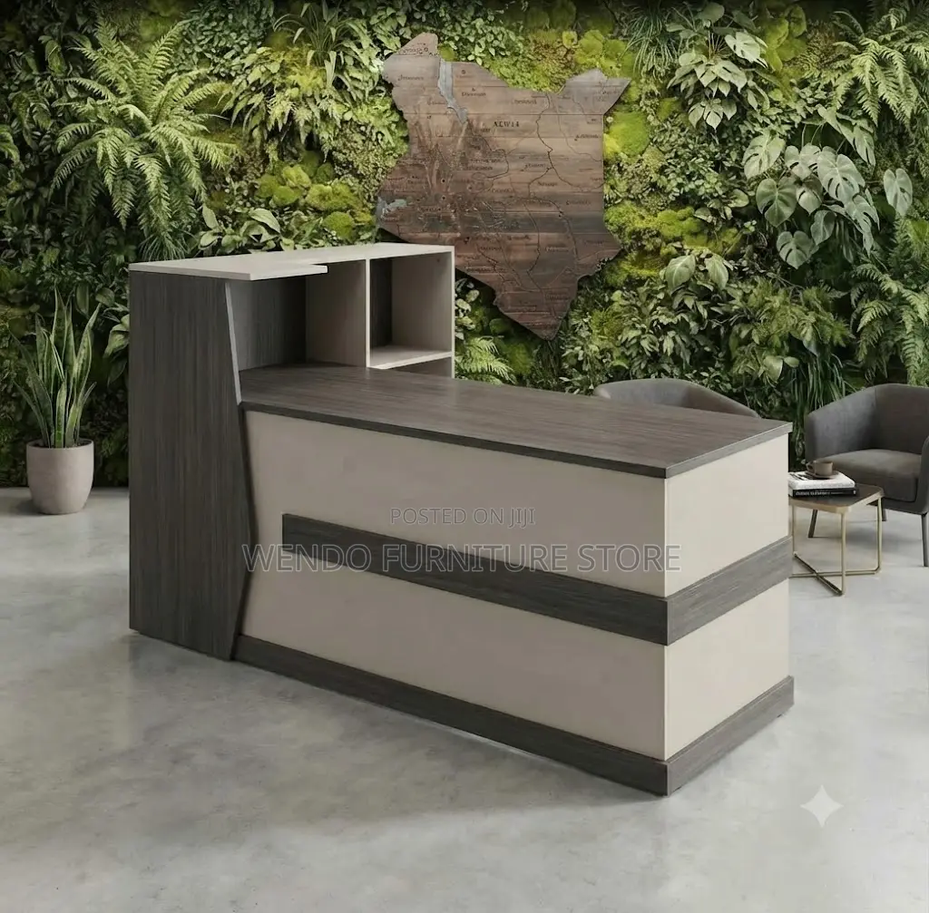 Reception Desk; 1.6 Meter Multi-Tasking Reception Desk
