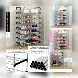 Metallic Shoe Rack 7 Tier