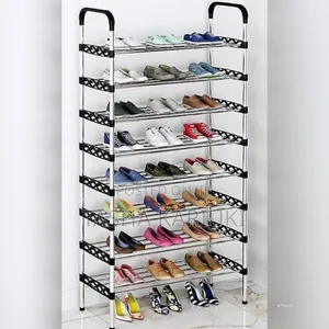 Metallic 7;tier Shoe Organiser