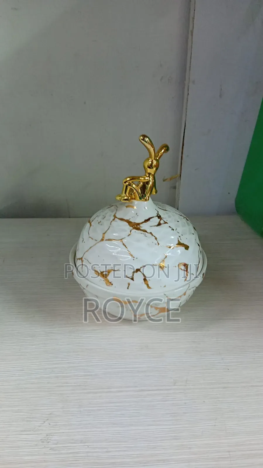 Ceramic Marble Butter Container