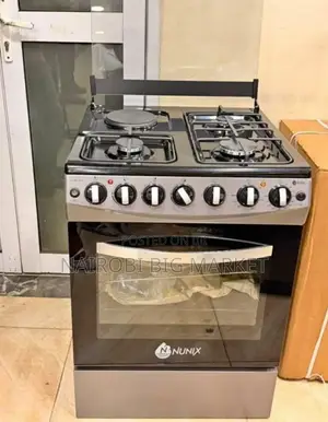 With Warranty Nunix 3+1 Gas Cooker