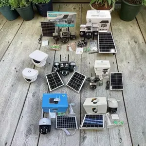 Home Security 4G PTZ Dual Triple Four Lens Solar Cameras Wholesale