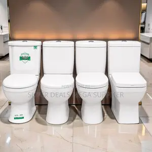 Luxury White Toilet Bowl Collection Residential and Commercial Use