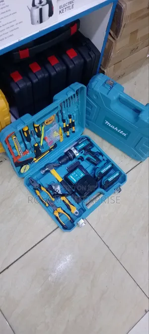 Makita-Style Cordless Drill Tool Kit