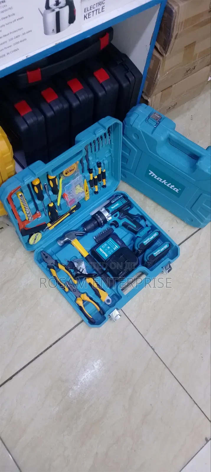 Makita-Style Cordless Drill Tool Kit