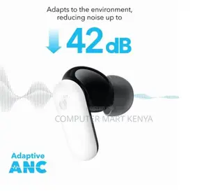 Anker Soundcore R50i NC True Wireless Noise Cancelling Earbuds–White