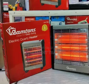 Electric 3-Bar Quartz Room Heater – Adjustable Heating Power