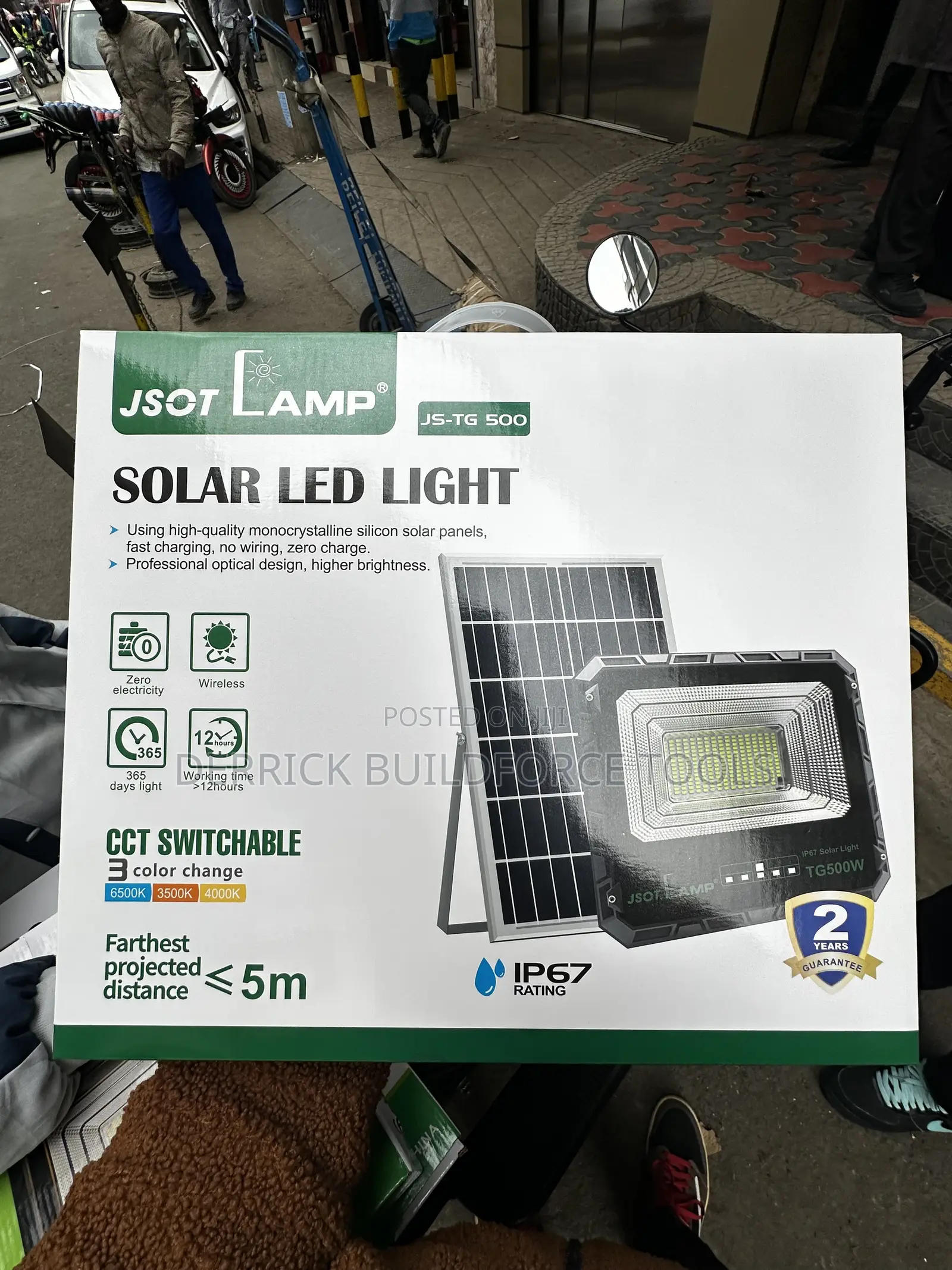Jsot 500w Solar Flood Light
