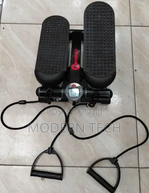Mini Stair Climber Stepper With Resistance Bands for Home Workouts