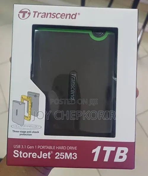 Transcend StoreJet 25M3 1TB Portable Hard Drive