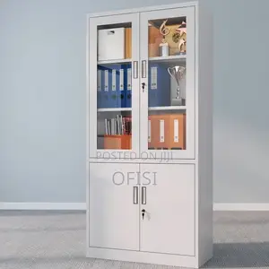Office Cabinet; 4 Doors Metal Lockable Office File Cabinet