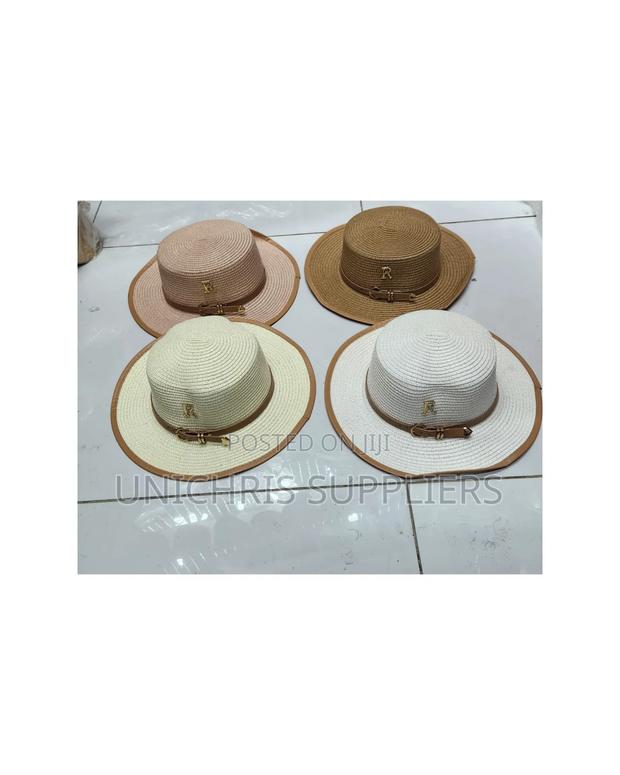 Flat Straw Summer Hats - main view