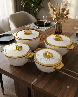 4PCS Tiffany Insulated Hot Pot Set